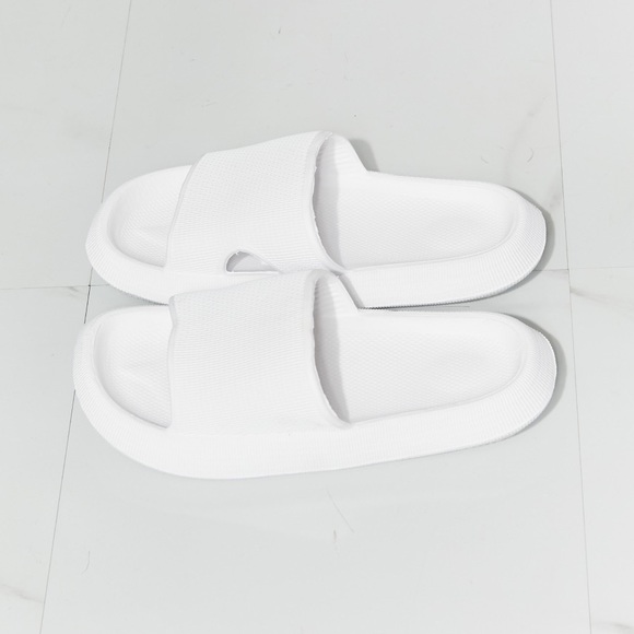 Open Toe Comfy Slip On Slides - Picture 3 of 6